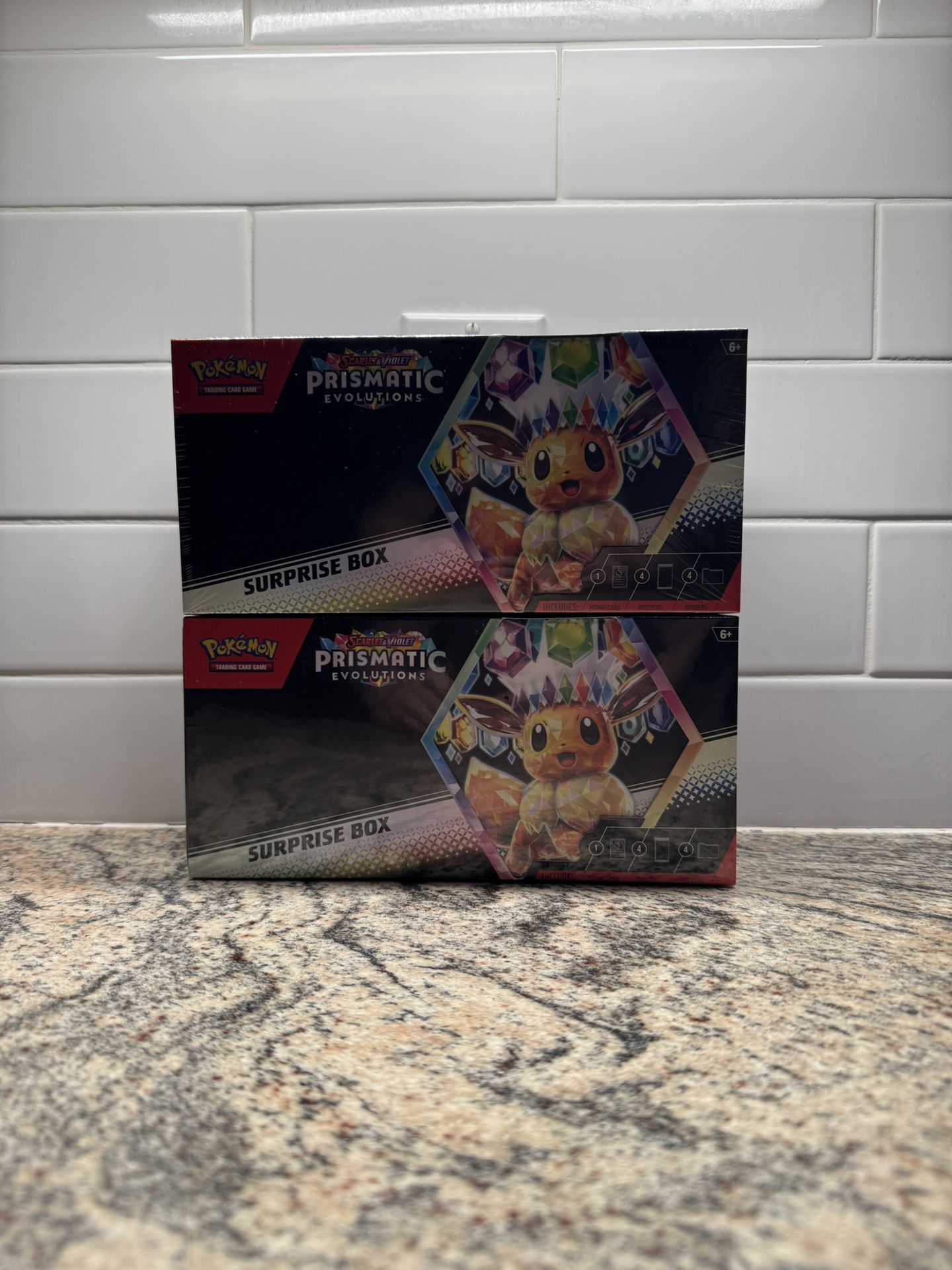 Prismatic Evolutions Surprise Boxes