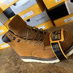 Real Leather Work Boots $48