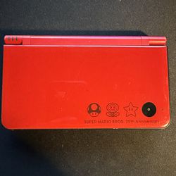 Red Nintendo DSi XL 
