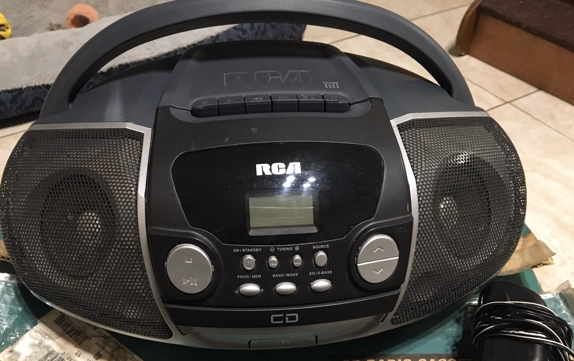 RCA Boombox w cassette/cd player...$40