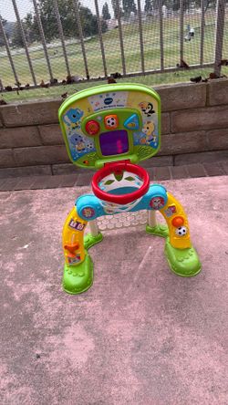 Basketball and football toy