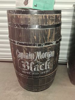 Captain Morgan Black Spiced Rum Barrel