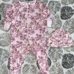 Gerber 0-3 Month’s Baby Girl Outfit 