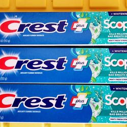 (3) Crest Scope Toothpaste, 5.4 oz each