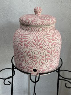 Jarrón Rosa Para Agua