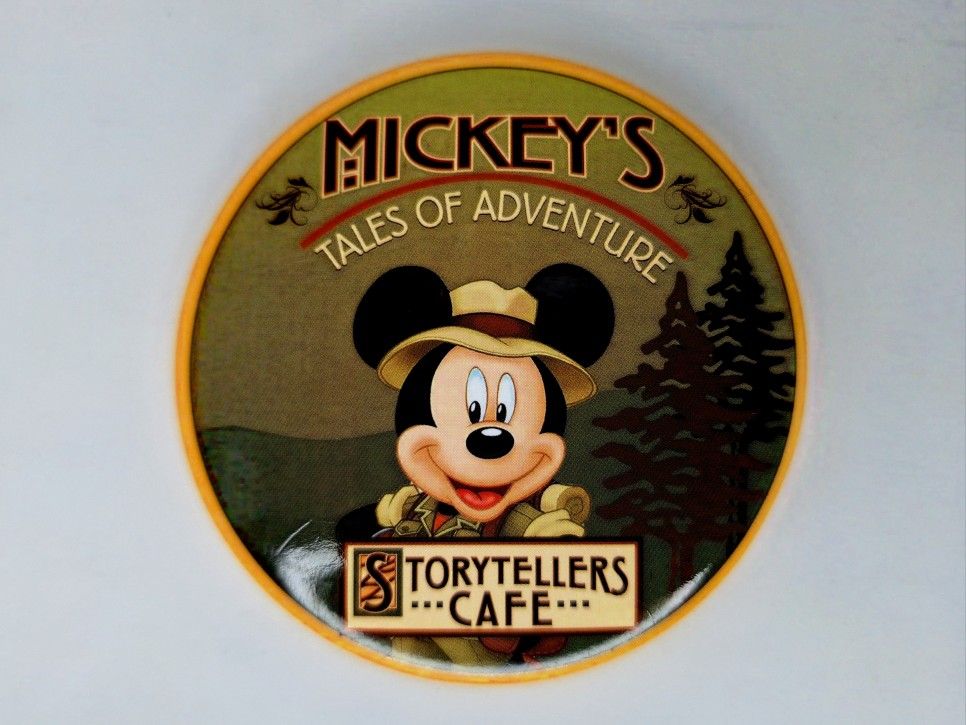 Mickey’s Tales of Adventure - Storytellers Café, Disneyland Resort Button