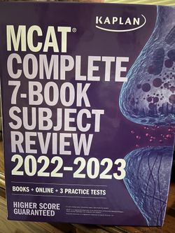 Kaplan MCAT review books