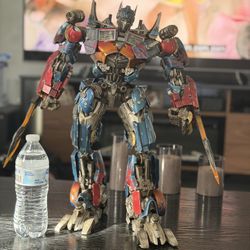 Threezero 3A Optimus prime 19” figure collectible premium dark of the moon transformers