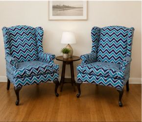 Pair of Wingback Chairs