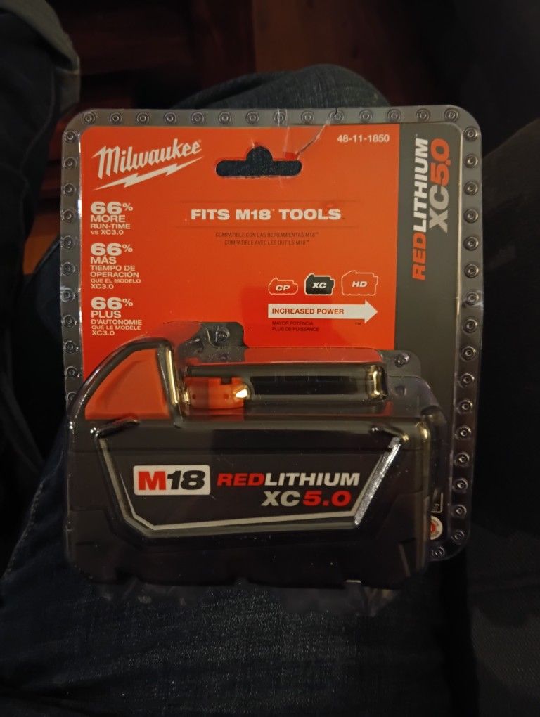 Milwaukee Red Lithium 5.0 Battery