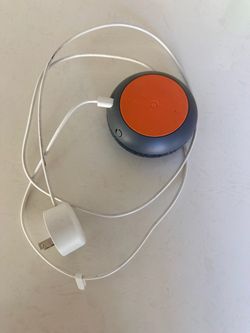 Google Nest Mini 2nd Generation Smart Speaker - Charcoal / Coral