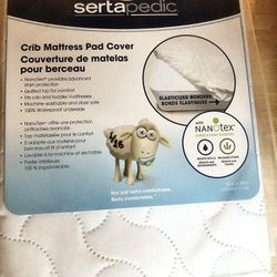 Sertapedic Crib Mattress Protector 