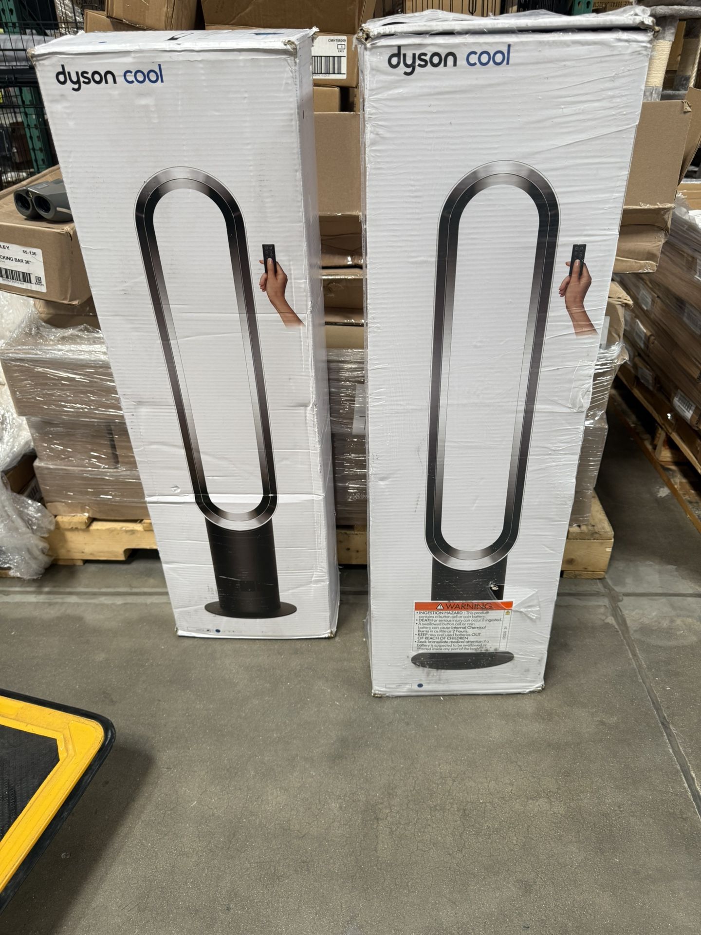 2 Dyson Coolâ„¢ Tower Fan AM07 Black/Nickel