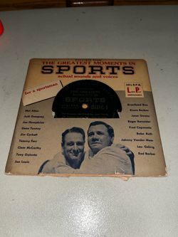 Vintage Sports Moments 33 Vinyl