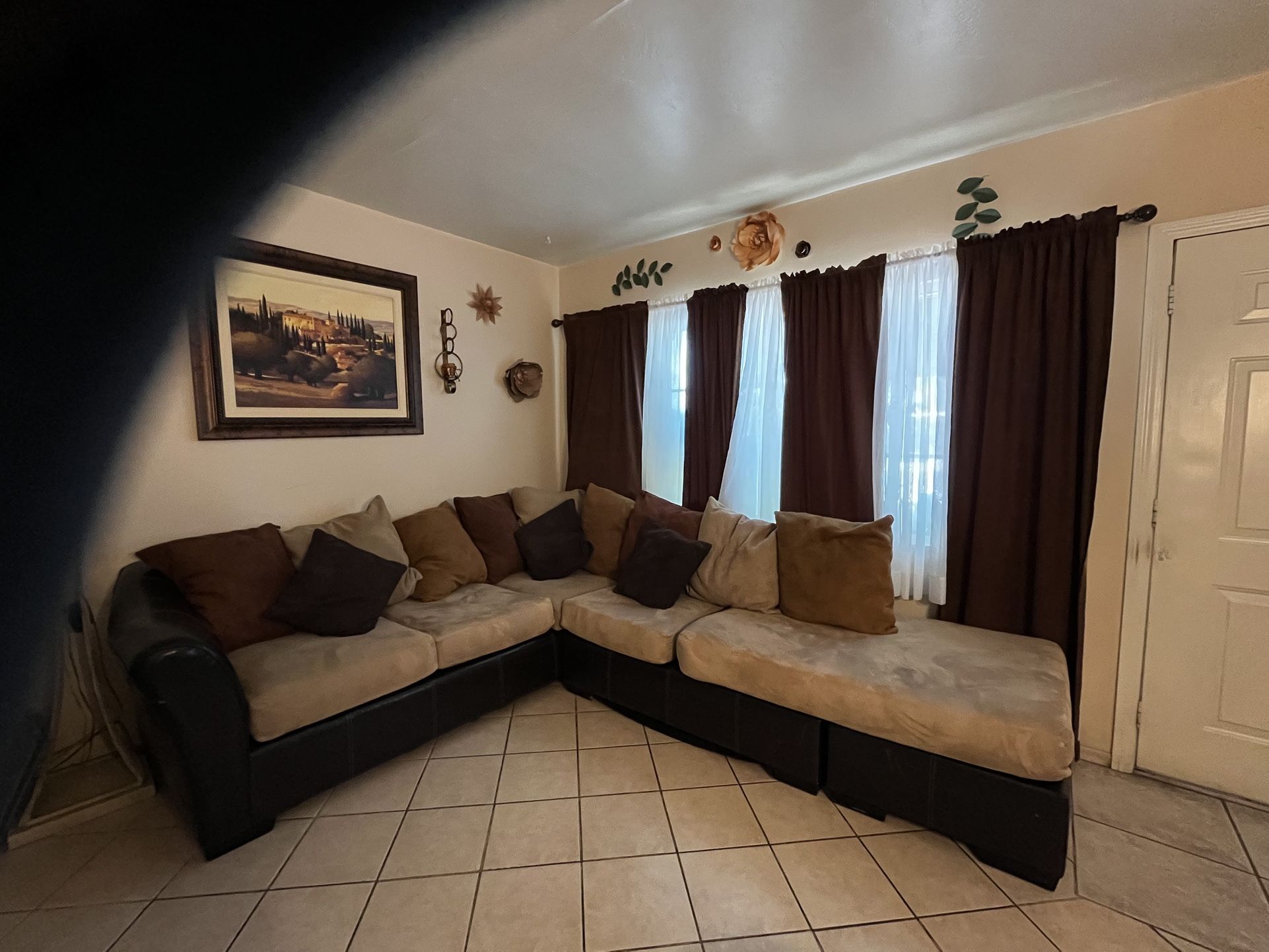 Sofa Couch 3 Pieces Washable 