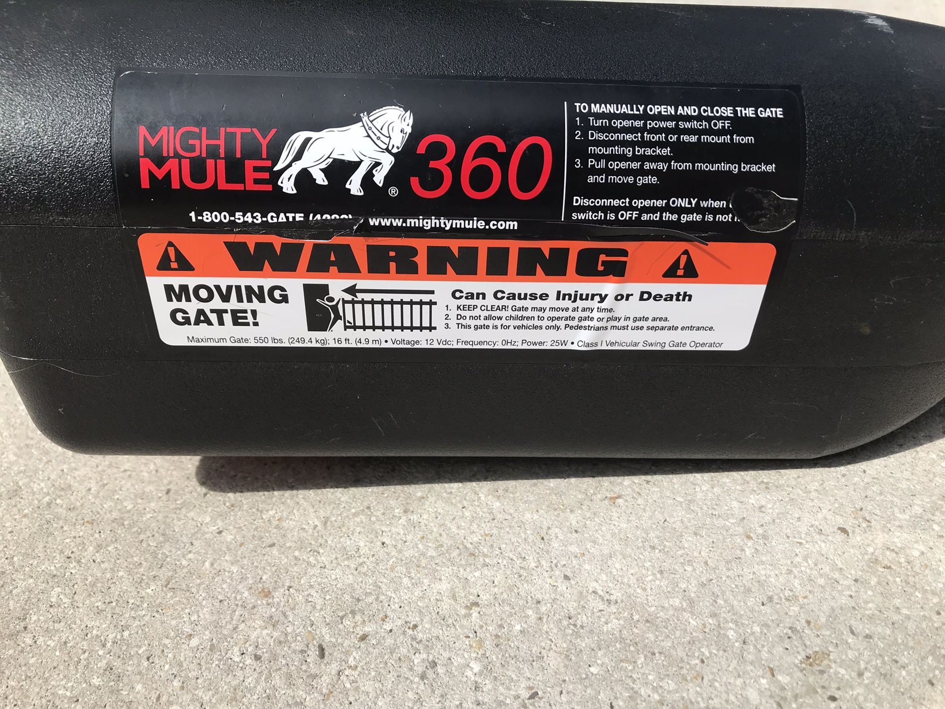 Mighty Mule 360 Gate Opener for Sale in Jupiter, FL OfferUp