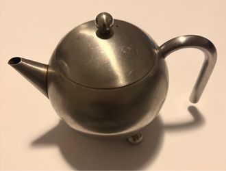 Vintage 1978 Original Henley Teapot G&H Tea Services Stainless Steel Infuser