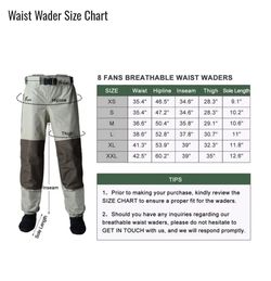 8Fans Waterproof Pant Waders