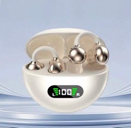 open-ear wireless clip-on stereo earbuds new