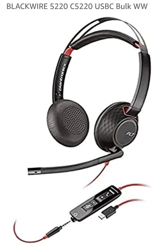 Poly Plantronics Blackwire 5220 Usb Series Headset