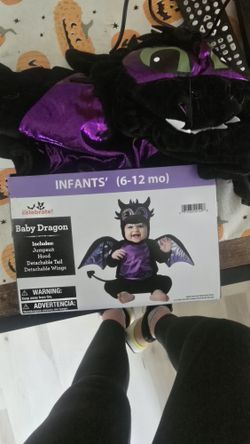 Baby Dragon Costume 6-12 Months