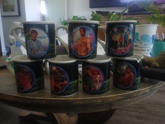 Vintage Star Trek mugs