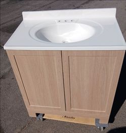 30" BATHROOM VANITY NEW WITH HANDLES I NCLUIDED