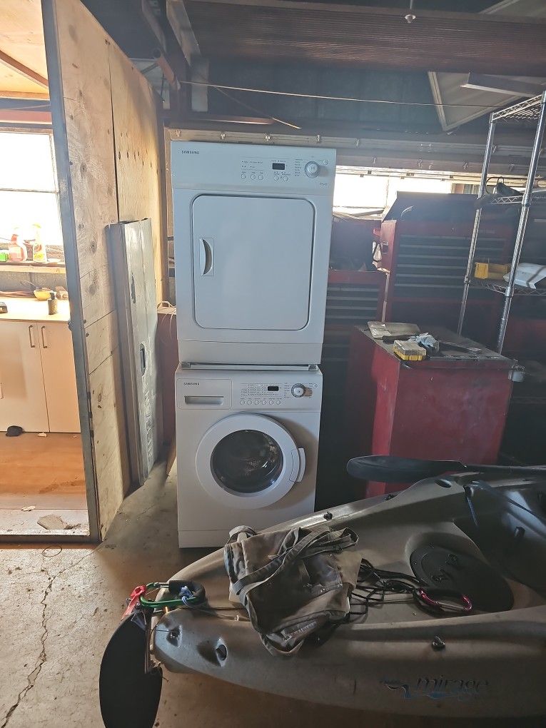 Samsung stackable washer and dryer