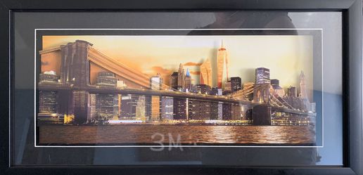 NYC light up framed photo