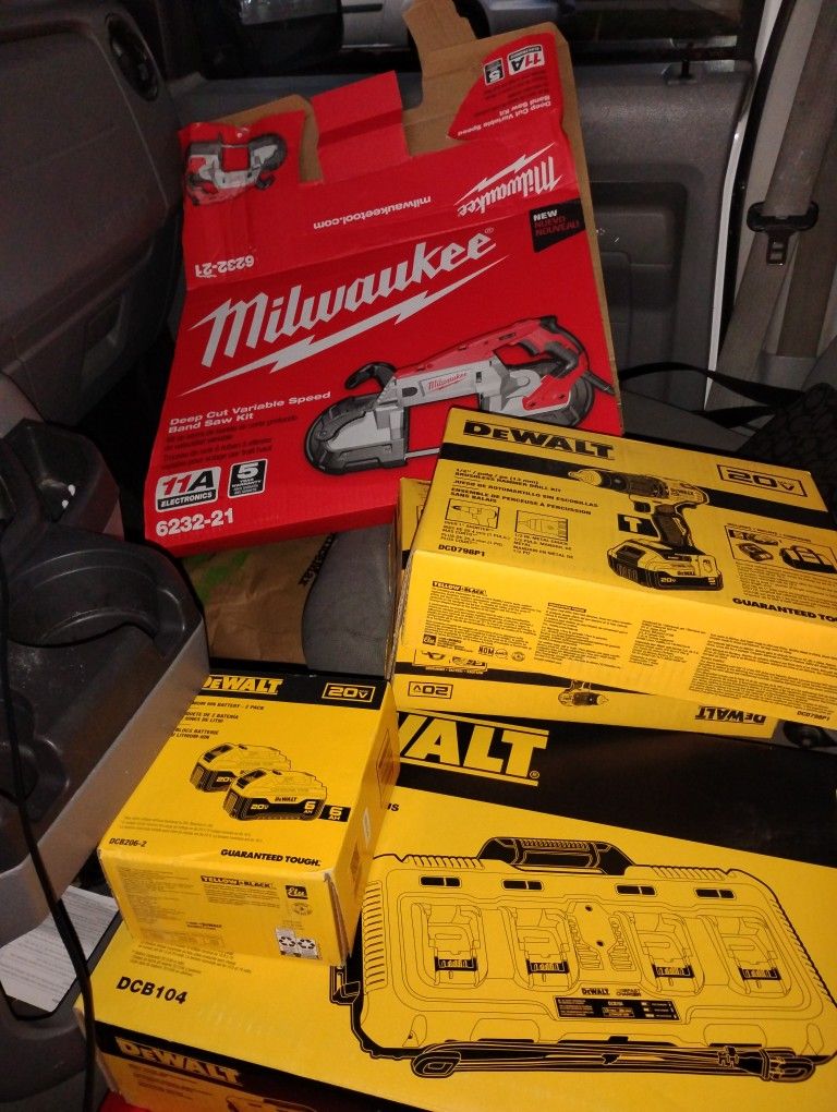 DeWalt And Milwaukee
