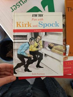 Vtg Star Trek Fun With Kirk And Spock Book