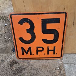 Speed Sign 