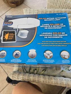 solar-powered motion-activated outdoor lights