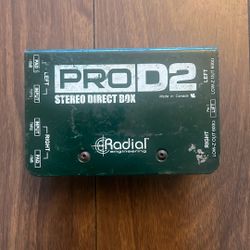 Radial ProD2 2-channel Passive Instrument Direct Box