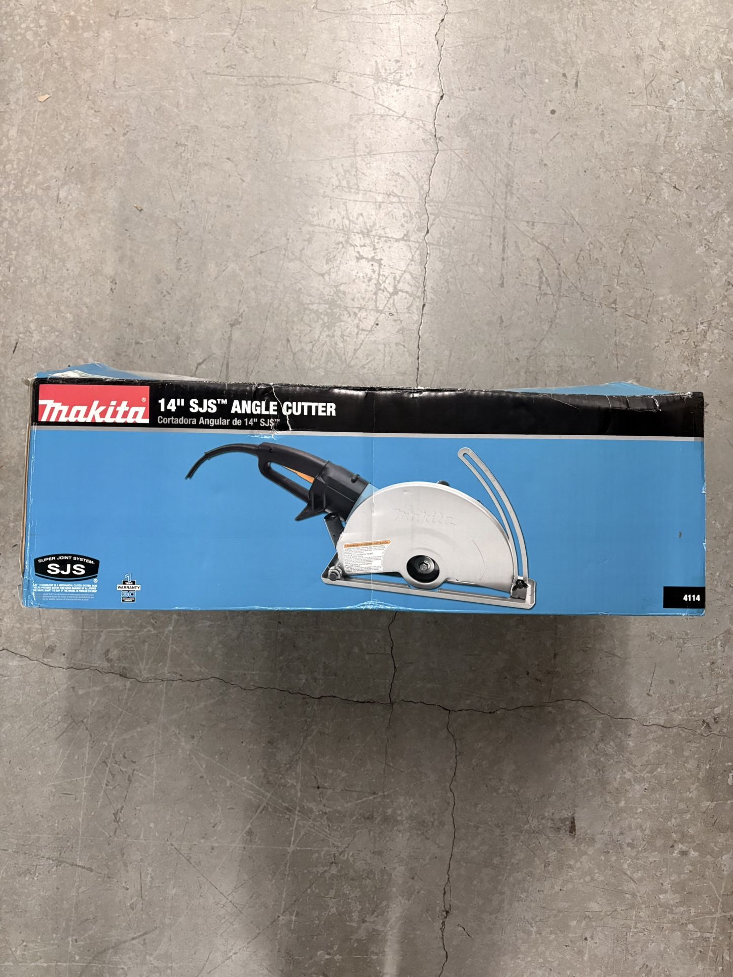 Makita 15 Amp 14 in. Corded SJS Electric Angle Cutter with AC/DC Switch