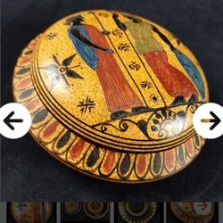 Ancient Corinth Clay Trinket Box