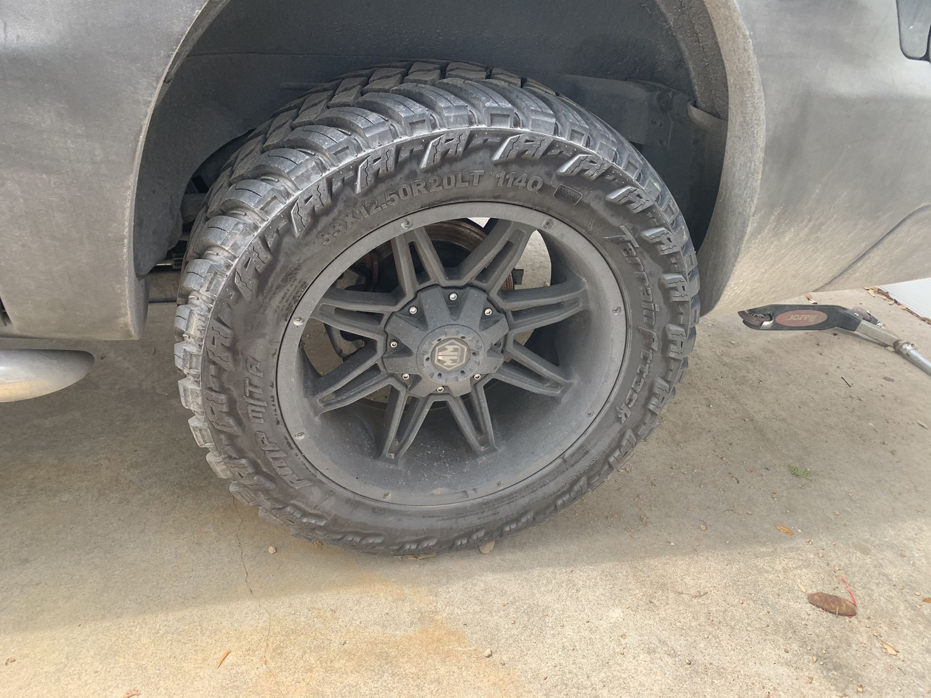 Terrain tire and rims