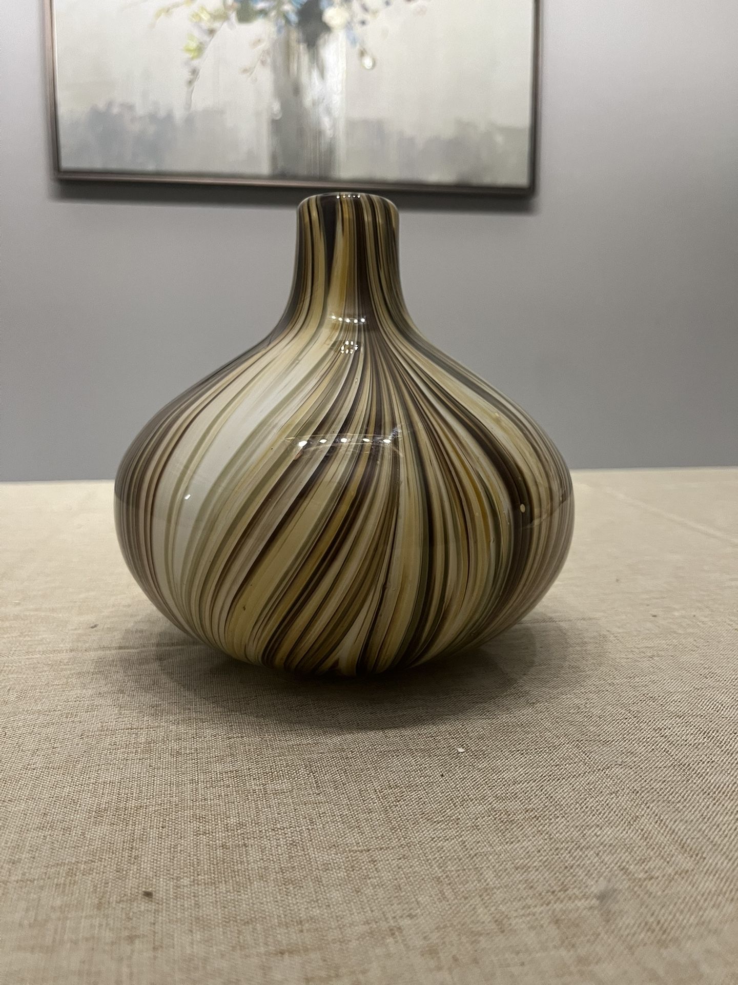 Multicolored Glass Vase