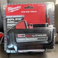Milwaukee M18 18-Volt Lithium-Ion High Output Battery Pack 6.0Ah