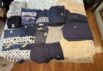 Saint John Bosco Uniform sizes in description