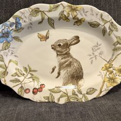 "SOFIE THE BUNNY" Pier 1 Imports Spring Serving Platter