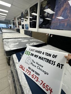 All Sizes Available Mattresses X Box Spring X Bed Frames $199