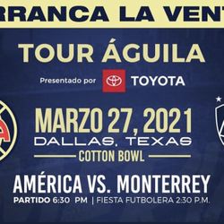 America Vs Monterrey Boletos Tickets