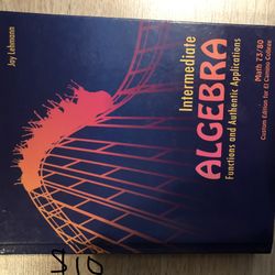 Intermediate Algebra