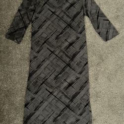 Grey Dress midi medium washable vintage