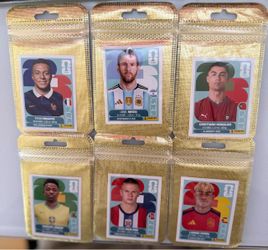 Messi, Ronaldo, Mbappe, Haaland, Yamal, Vini Panini