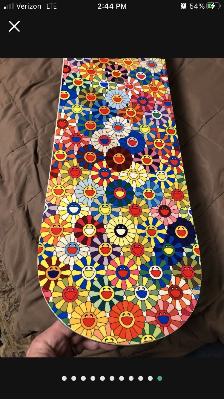 Takashi Murakami Flower SNOWBOARD DECK ATOMIC TUESDAY 134 ART 53