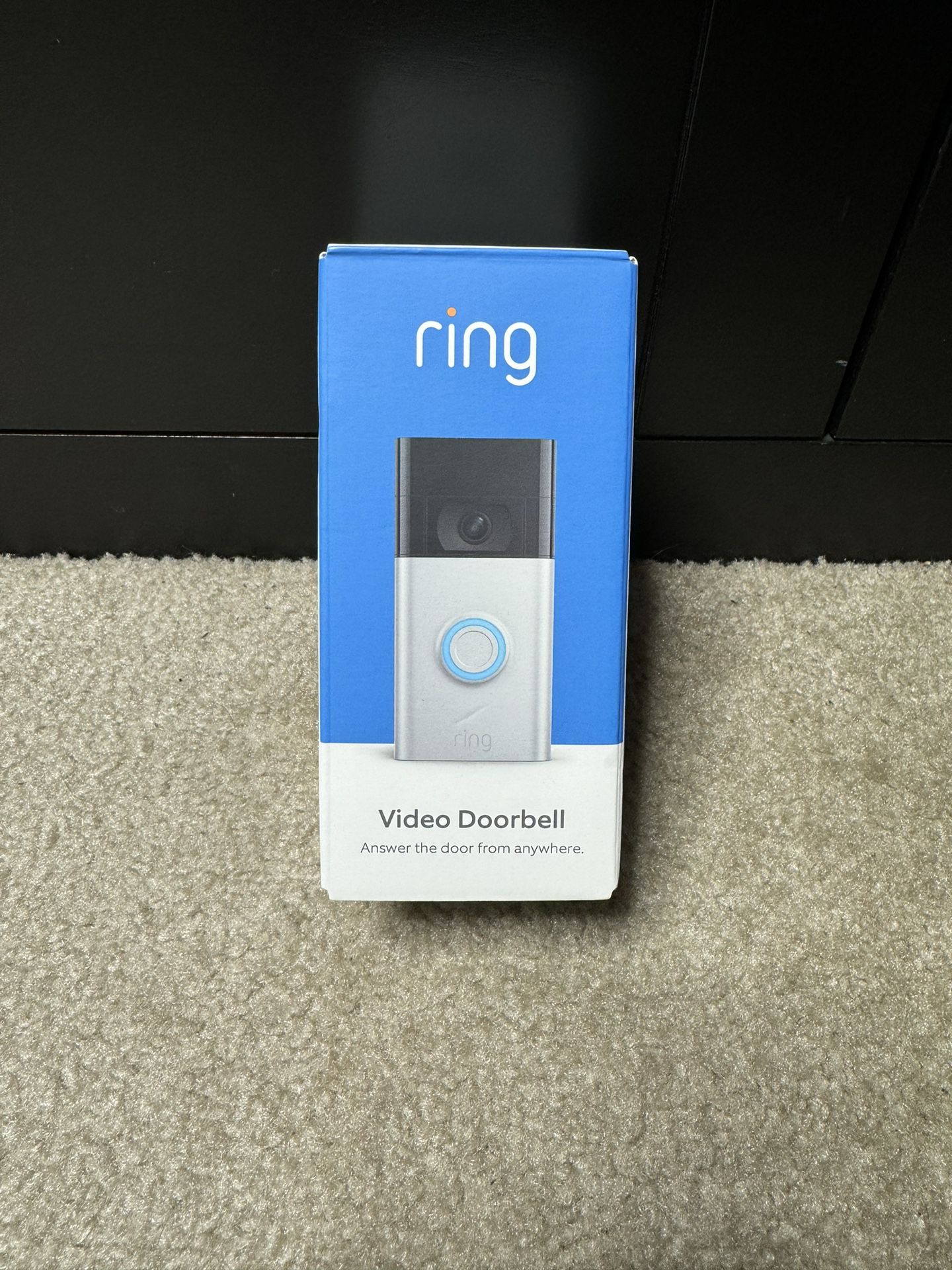 Ring - Video Doorbell - Satin Nickel 1080p HD