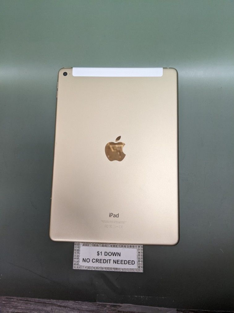 Apple IPad Air 2 Tablet Cellular 128gb - 5 Dollars Down No Credit Needed! 