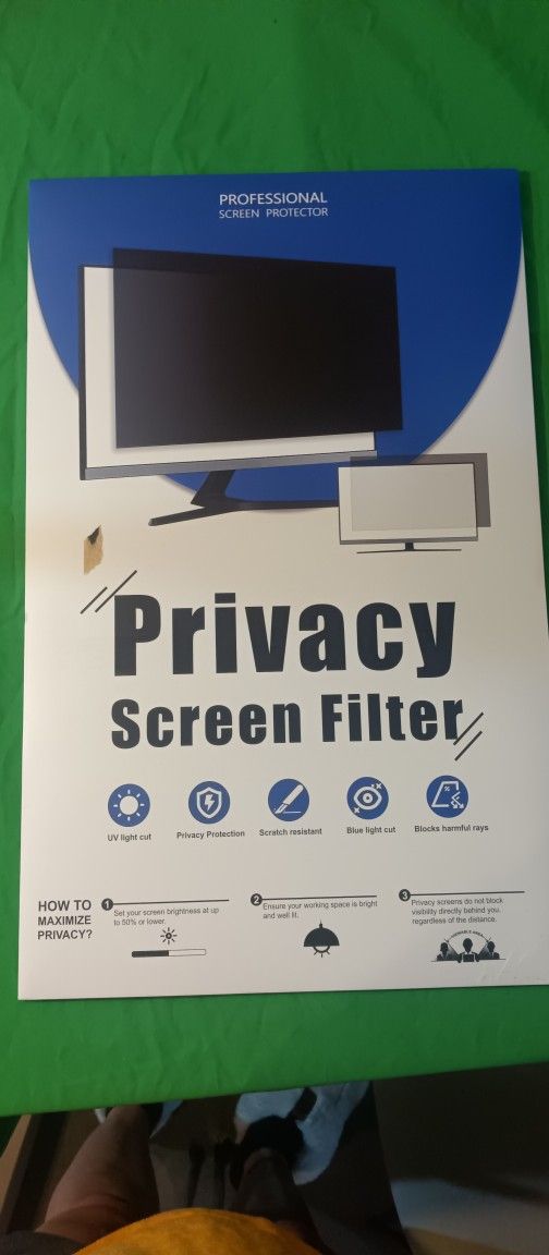 Pair Of Computer Screen Protector/Filter